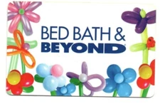 Bed Bath & Beyond Balloon Flowers Gift Card No $ Value Collectible