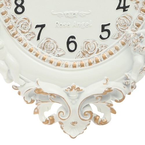 Orologio da parete stile europeo numeri da parete, per camera da letto, ufficio, bianco - Foto 17 di 19
