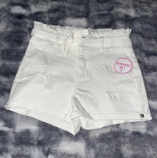 Justice Girls Jean Midi Shorts with removable belt size 10 Slim