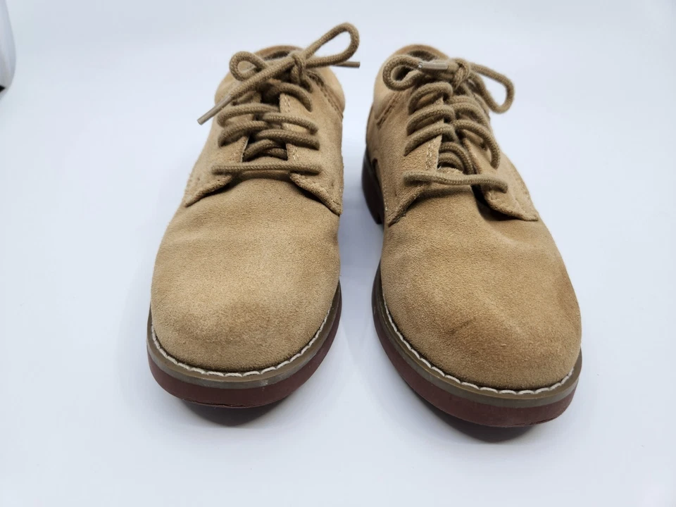 Zapato Oxford Dexter Gamuza Cuero Tostado Niño Juvenil Talla 11.5 Buck Informal Iglesia Foto 2 de 4