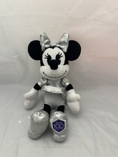 Disney Minnie Mouse Disney 100 Celebration Platinum Silver Accents 9  Plush