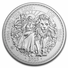 2023 St. Helena Una and The Lion Coin 1 oz .999 Silver THE FAERIE QUEEN Limited