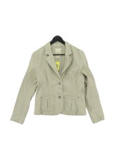 Mantaray Women's Blazer Uk 14 Tan 100% Cotton Overcoat