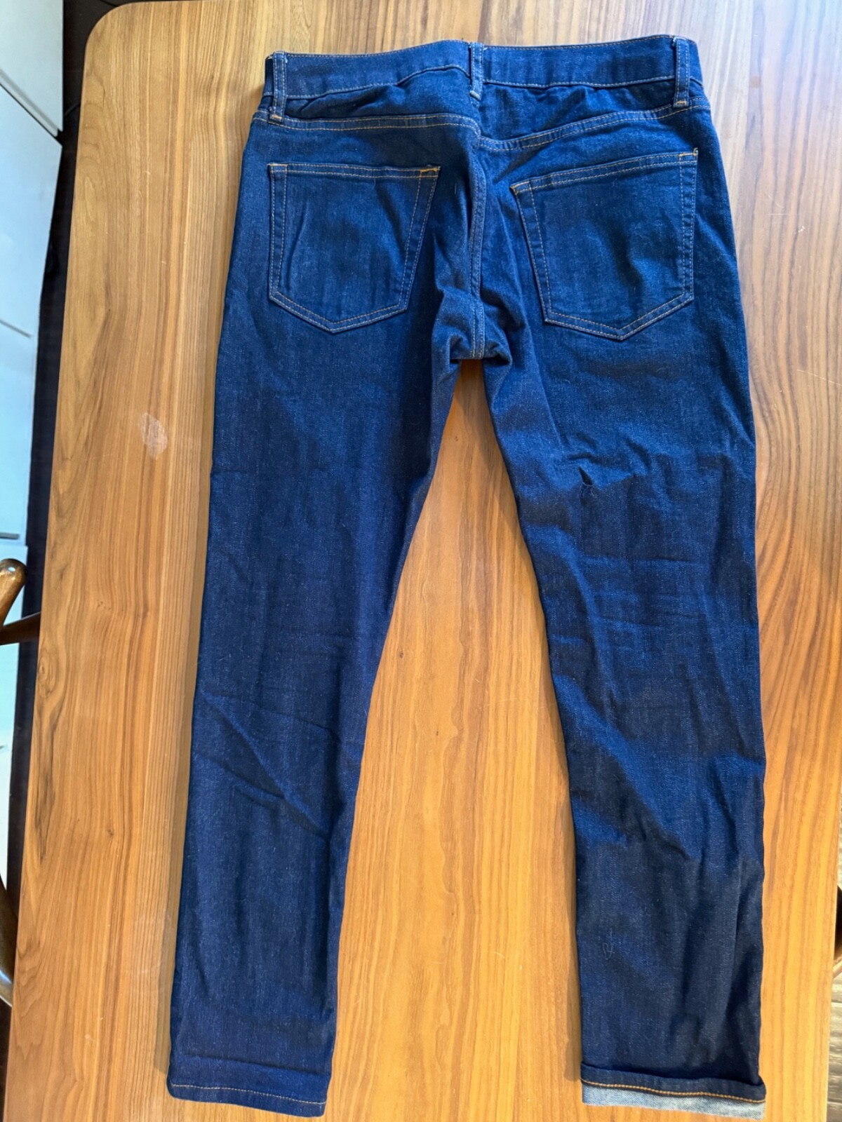 Topman Stretch Skinny Raw Denim Men's Jeans image 2
