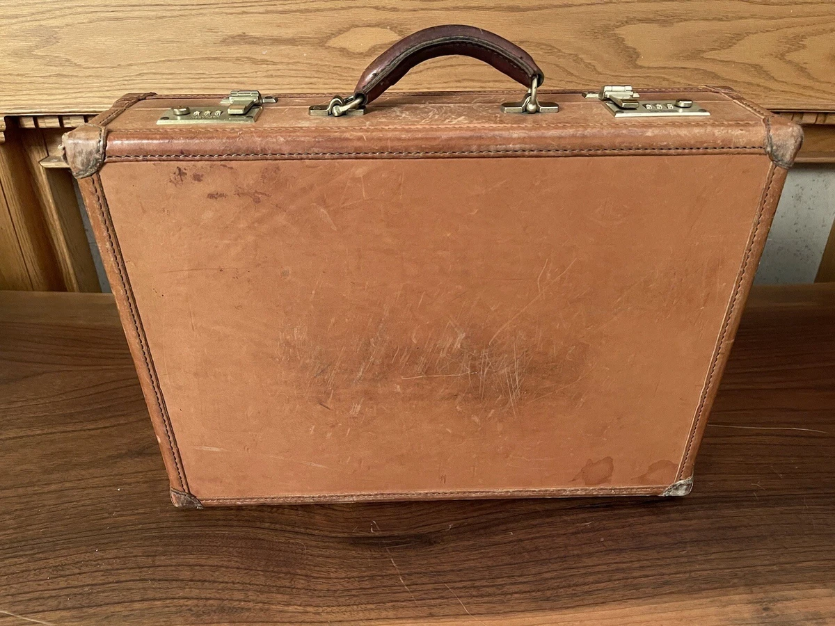 Hartmann Presidential Briefcase Tan 1st Generation Belting Leather Vintage  Rare. | eBay