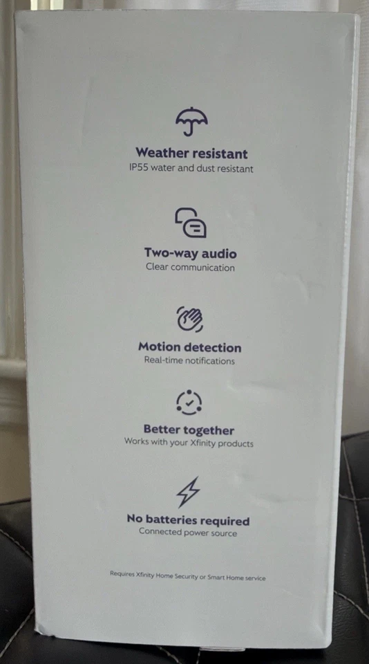XFINITY Cámara Interior + Exterior Nuevo Sistema de Seguridad Detector de Movimiento de Audio de 2 Vías Foto 4 de 4