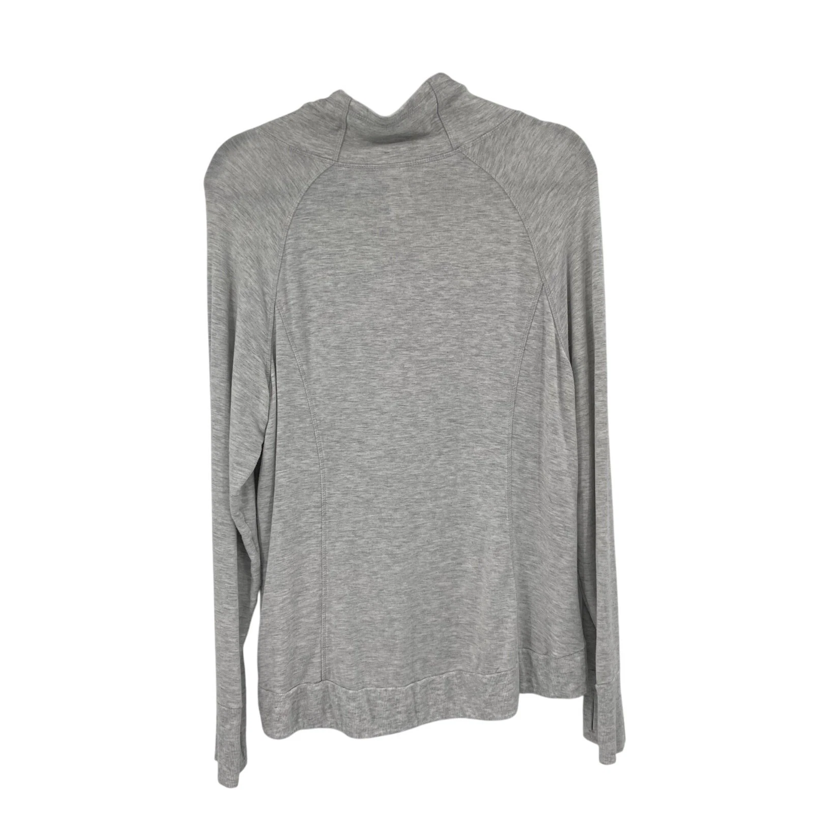 yogalicious heather modal stretch thumbhole active shirt
