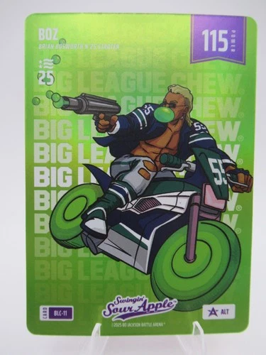 2025 Bo Jackson Battle Arena Boz Brian Bosworth Big League Chew Alt BLC-15 SP
