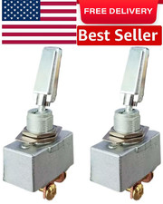 2pcs Heavy Duty Toggle Switch 50 Amp 12 Volt 2 Position 2 Pin Rocker Switch On