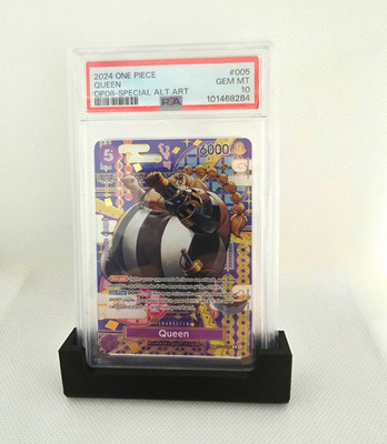 Bandai One Piece TCG Queen OP08-091 SP Alt Art Foil PSA 10 2024