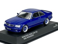 Solido 1990 MERCEDES-BENZ 560 Sec Amg Widebody Blue 1:43 New Diecast Metal Model