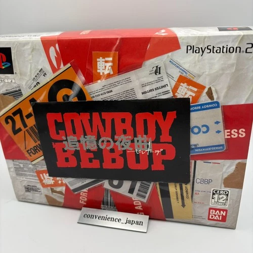 PS2 Cowboy Bebop Reminiscent Night Song Serenade First press Limited Edition BOX