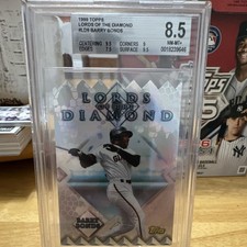 Topps 1999 Chrome Barry Bonds LD9 Lords of the Diamond Beckett 8.5 Giants