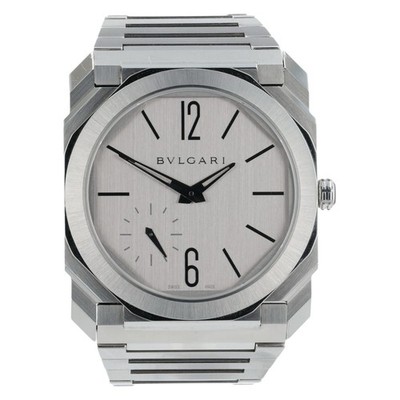 Bulgari Octo Finissimo Grey Dial Stainless Steel 40mm Automatic Men s BGO40SXT