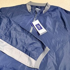 Charles River Apparel Pullover Windbreaker Bunker Windshirt Mens XL Navy Golf