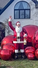 NEW!! Rare Home Accents 8ft. Holiday Traditions Giant-Sized LED  Towering Santa