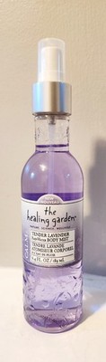 The Healing Garden Tender Lavender Rainwater Body Mist Calm 6.4oz Spray New NOS