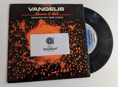VANGELIS - Heaven & Hell Year 1975 45 Single UK Pressing BBC 1 VG+
