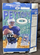 Peyton Manning Autographed Signed Peytons Os 2000 Cereal Box Indianapolis Colts