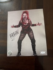 ABADON  Autographed 8x10 Glossy Photo  AEW WWE WWF ECW WCW TNA  ROH 