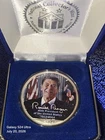 New Listing2004 AMERICAN SILVER EAGLE WITH COLORIZED RONALD REAGAN ENHANCEMENT W BOX .999