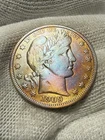 1909 P  AU BARBER HALF DOLLAR Lustrous High Grade AU+ Toned