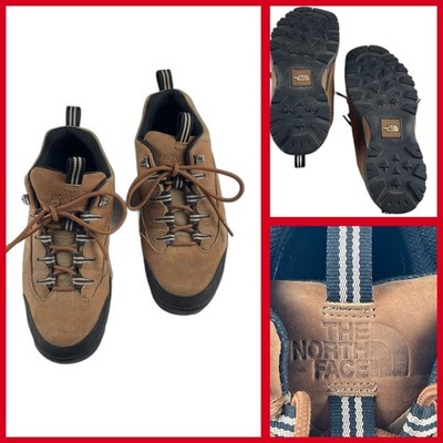 The North Face Women's Brown Leather Hiking Boots Shoes Size 9.5