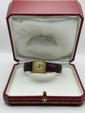 Ladies Must de Cartier Tank Vermeil 925 Quartz Watch w/ Box & Papers - Serviced 3