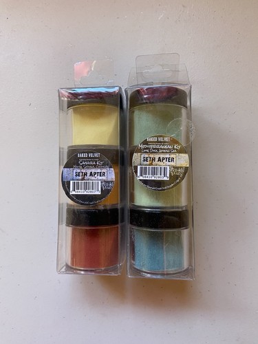 Seth Apter Baked Velvet- Lime, Dusk, Aegean Sea, Maize, Sedona, Crimson Used - Picture 1 of 2