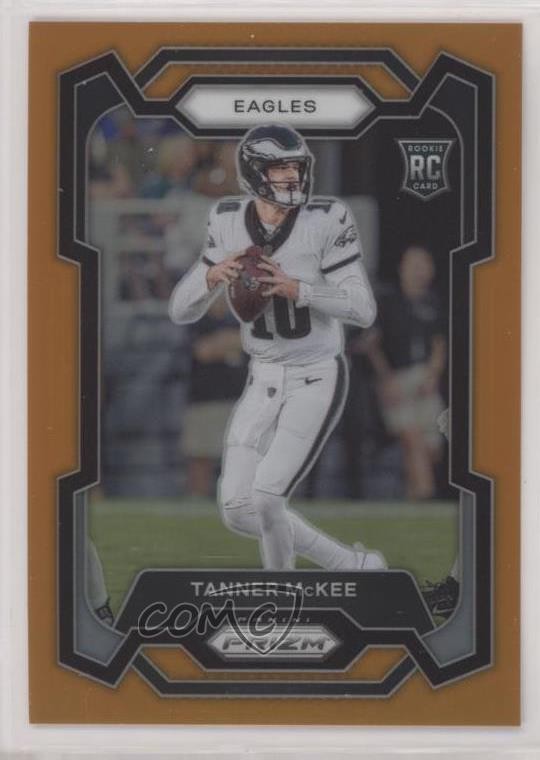 2023 Panini Prizm Rookies Orange Prizm 48/249 Tanner McKee #383 1ln6