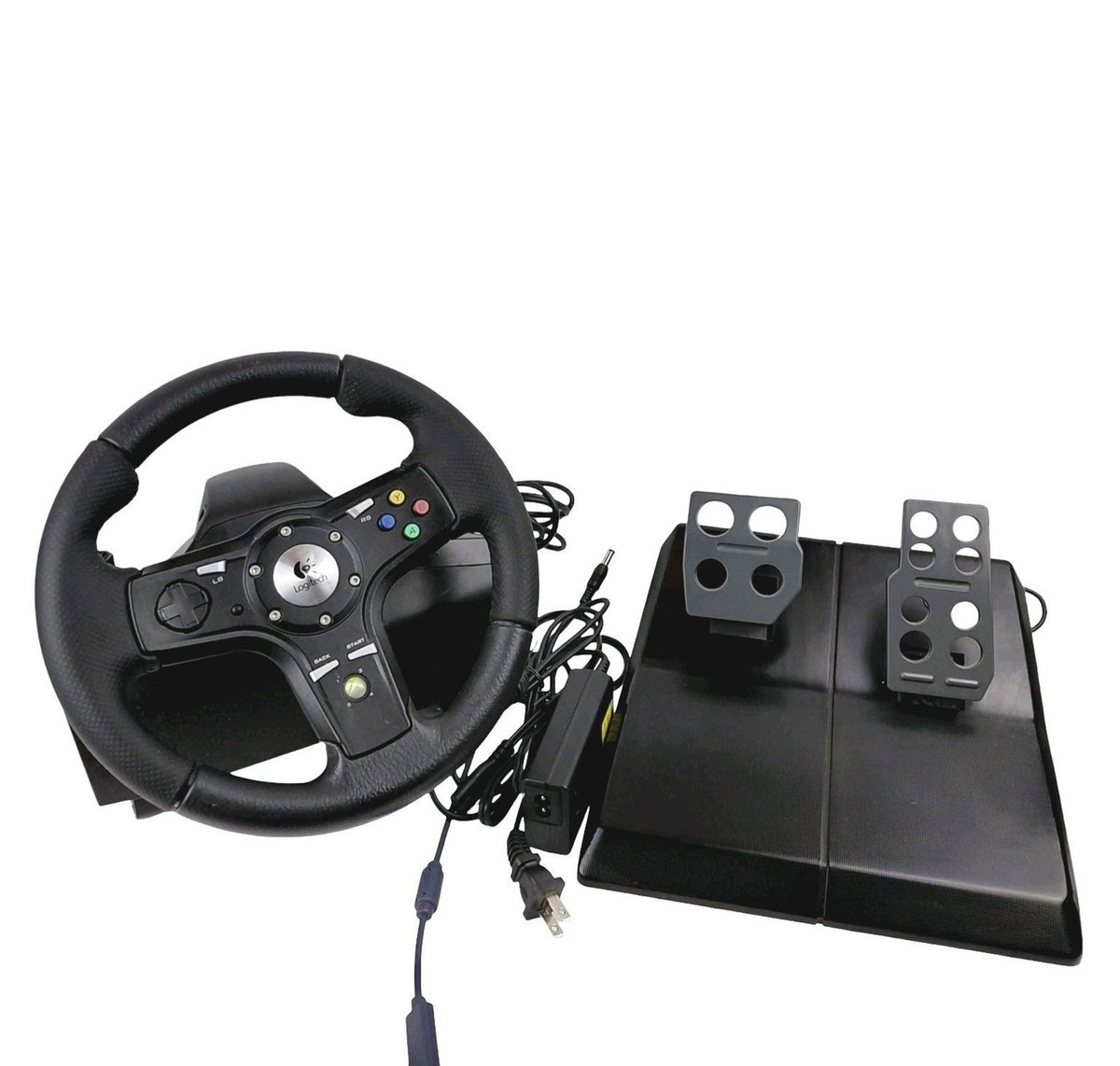 Logitech Drive FX Racing Wheel Pedals Power Supply USB For PC