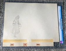 CGC Graded Disney Sleeping Beauty 1959 Original Production Drawing Briar Rose!!!
