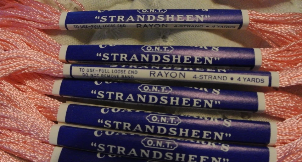 Coats & Clark's  embroidery floss lot 14 Beauty Pink - Image 2 of 2