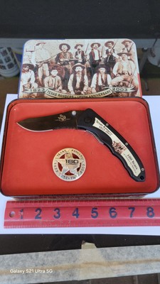 Texas Rangers Knife Badge Set 180th Anniversary Smith Wesson 1823 2003