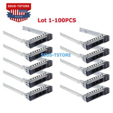 Lot 0DXD9H For Dell 2.5" SAS tray caddy R760xs R750 740 840 940 T550 350 C6420