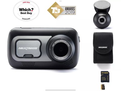Nextbase 522 Limited Edition Dash Cam Bundle Plus Front &Rear+32GB+Case Sealed