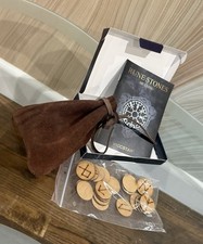 Runes Stones Set with Suede Pouch, Instruction Guide