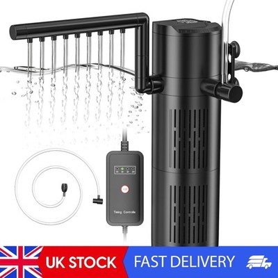 Multifunktionaler UVC Aquarium Filter mit abnehmbaren Elementen für einfache Wartung