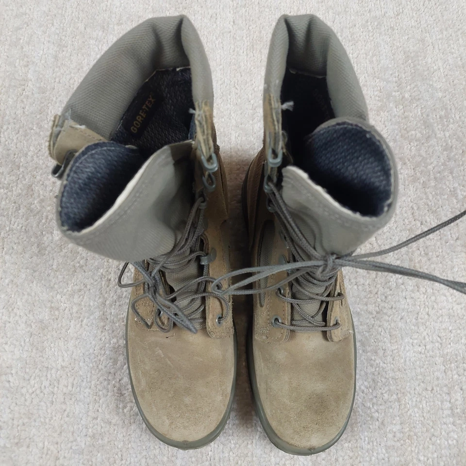 Botas militares tácticas Belleville F650 EE. UU. para mujer talla 6 anchas verdes Gore Tex Foto 2 de 4