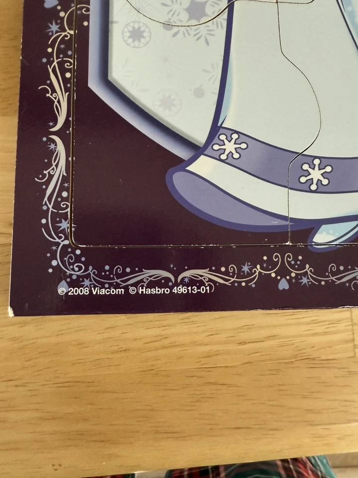 Dora The Explorer Princess 9 Piece Wood Puzzle Playskool Hasbro 2008 Snowflakes - Image 3 of 3