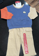 Member's Mark Boys 2-Piece Long-Sleeve Shirt /Long Pants Playwear Set-Size 18M-