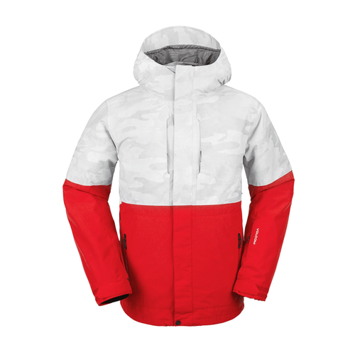 Volcom - V.Co Op Insulated Snowboard Jacket - White Camo SALE - Picture 4 of 5