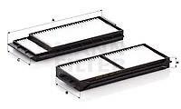 MANN-FILTER CU 22 001-2 filter, cabin air for Mazda