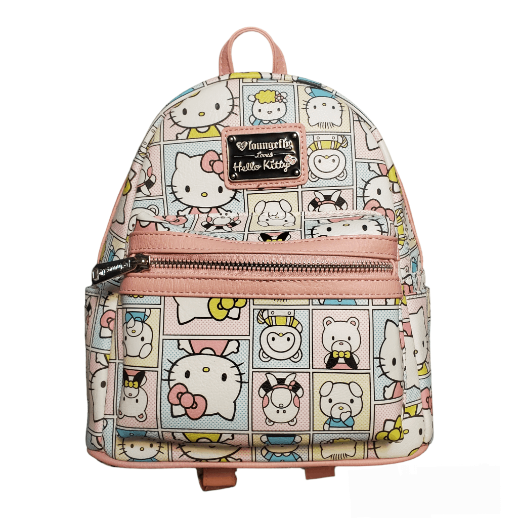Loungefly Hello Kitty Sanrio Portraits Pastel backpack RARE OG HEART LOGO Loungefly Hello Kitty Sanrio Portraits Pastel Backpack  main image 3