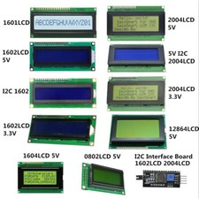 1601/1602/1604/0802/2004/12864 Character 3.3V/5V LCD Display Module for Arduino