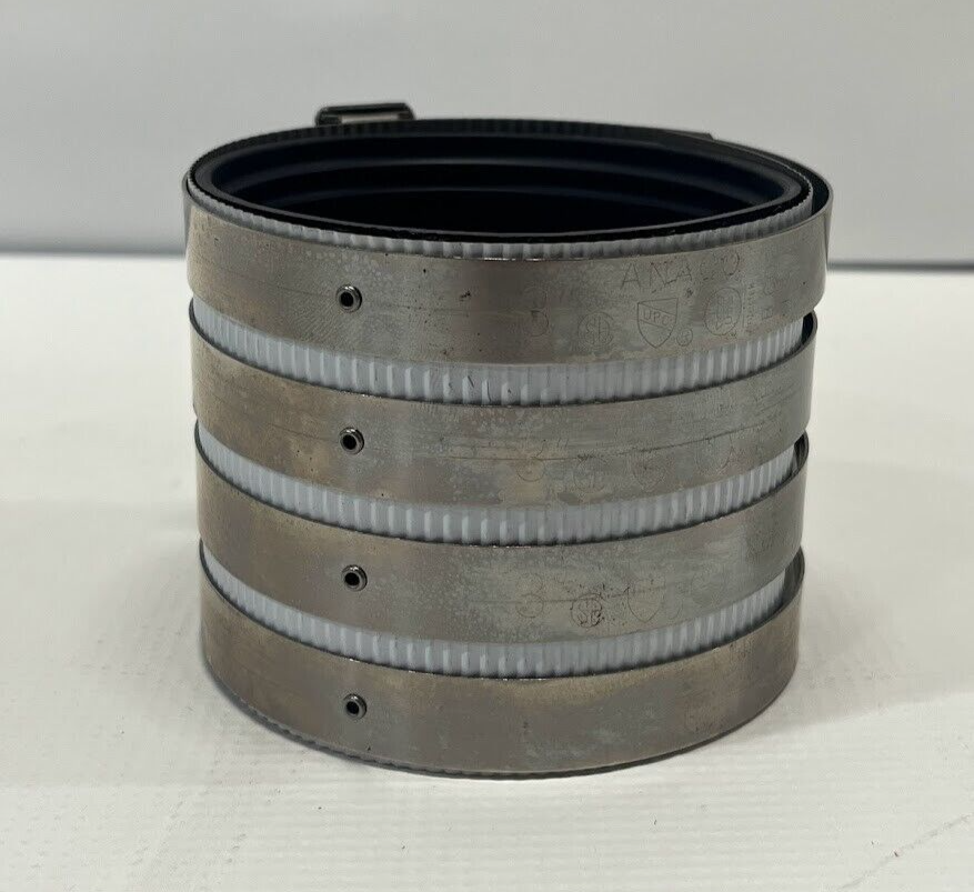 (LOT OF 10) Husky Anaco HD 3” No Hub Couplings Part 2008 White