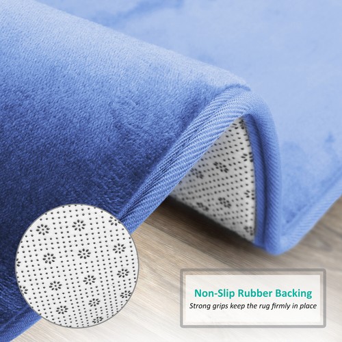 3PC Bathroom Rug Memory Foam Bath Mat Set - Small Large and Contour Bath Rugs - Picture 138 of 175