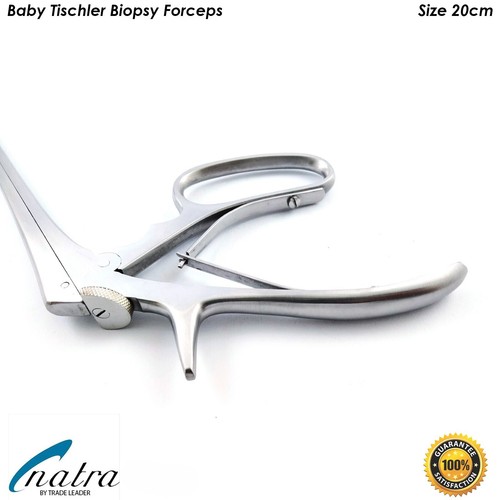 Pinza per biopsia Baby Tischler 20 cm con serratura chirurgica endometriale - Foto 5 di 5