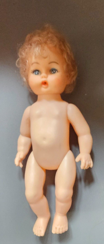 Vintage 60's doll 8” tall Movable arms & legs made in Hong Kong