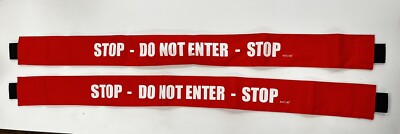 Haylins  Stop Do Not Enter  Sign With Magnetic Ends Door Barricade (Pack Of 10)